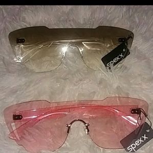 Transparent👑 oversized 👑Shades👑